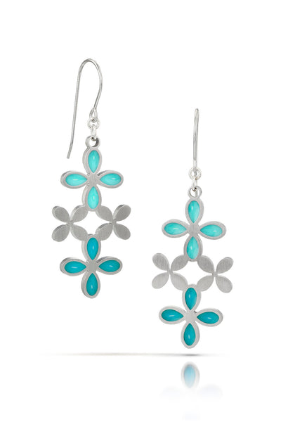 hydrangea earrings