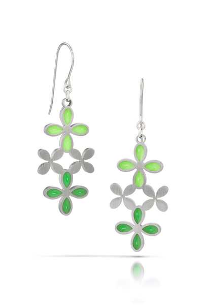 hydrangea earrings