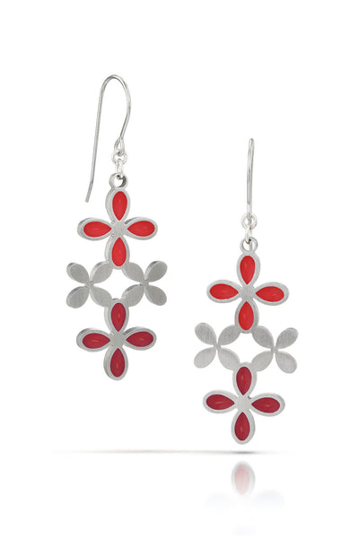 hydrangea earrings