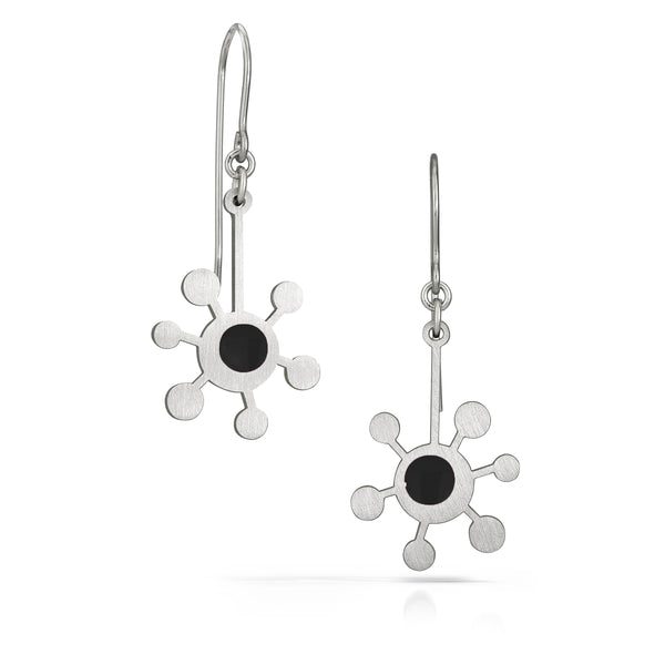 atom earrings