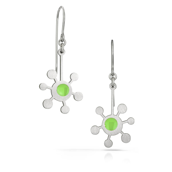 atom earrings