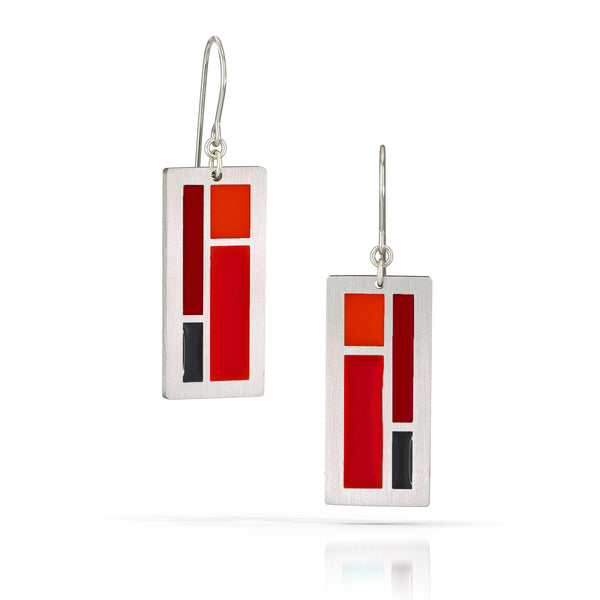 color block earrings