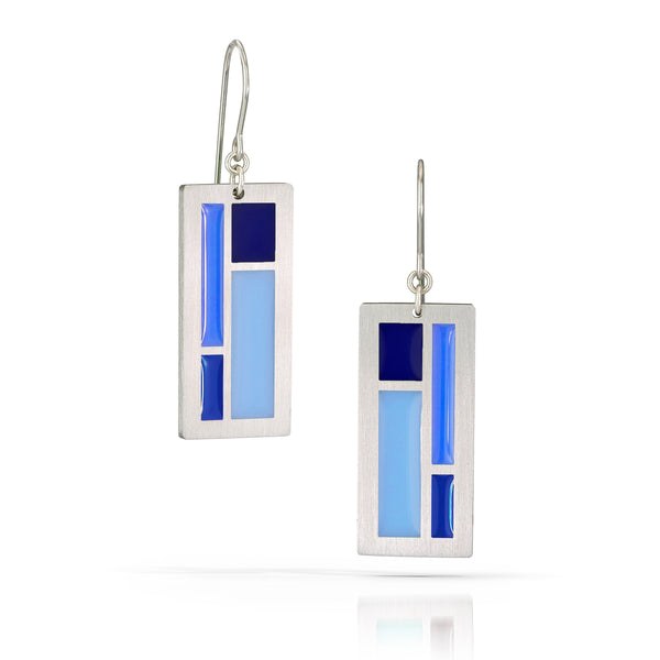 color block earrings