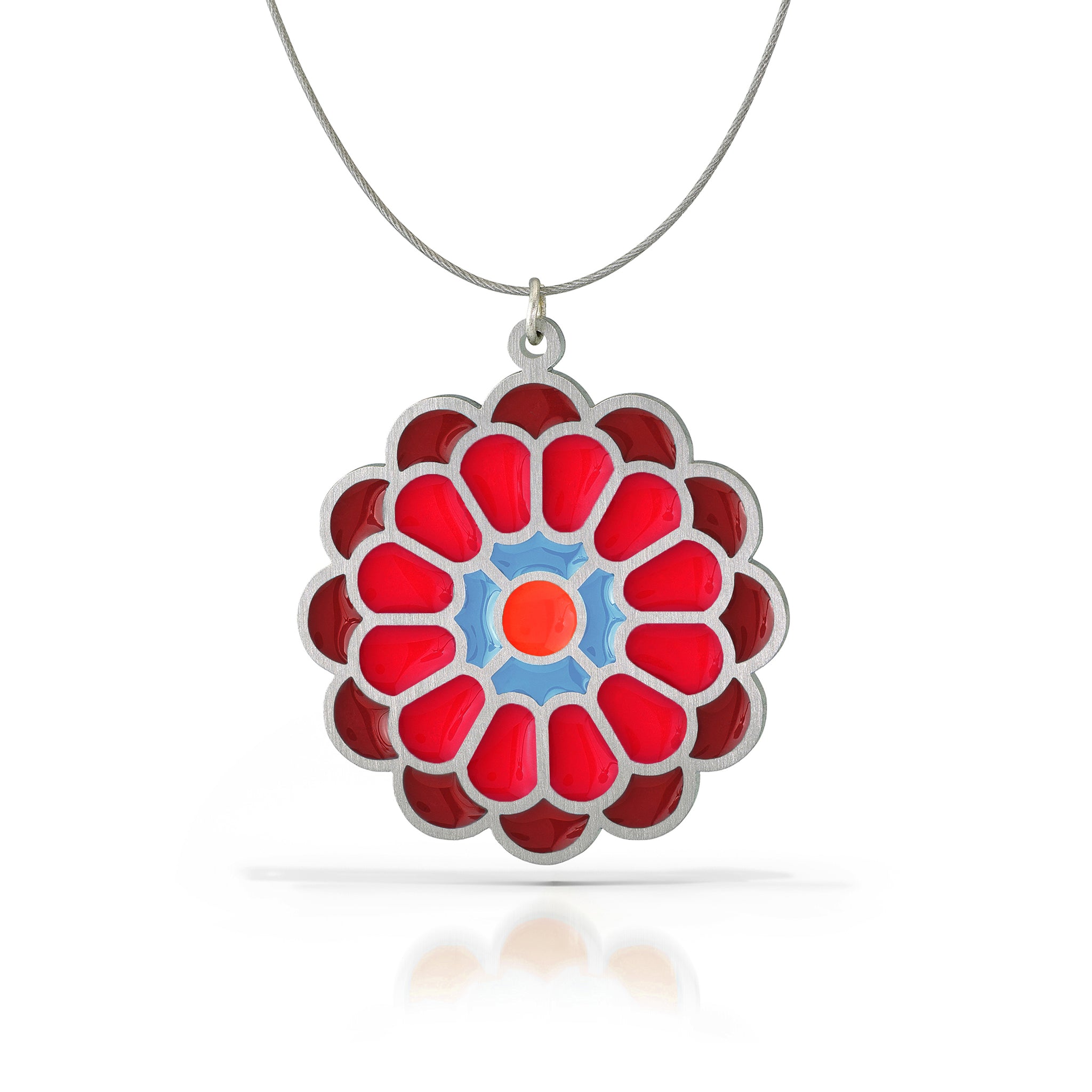 dahlia necklace – spark metal studio dahlia necklace – spark metal studio